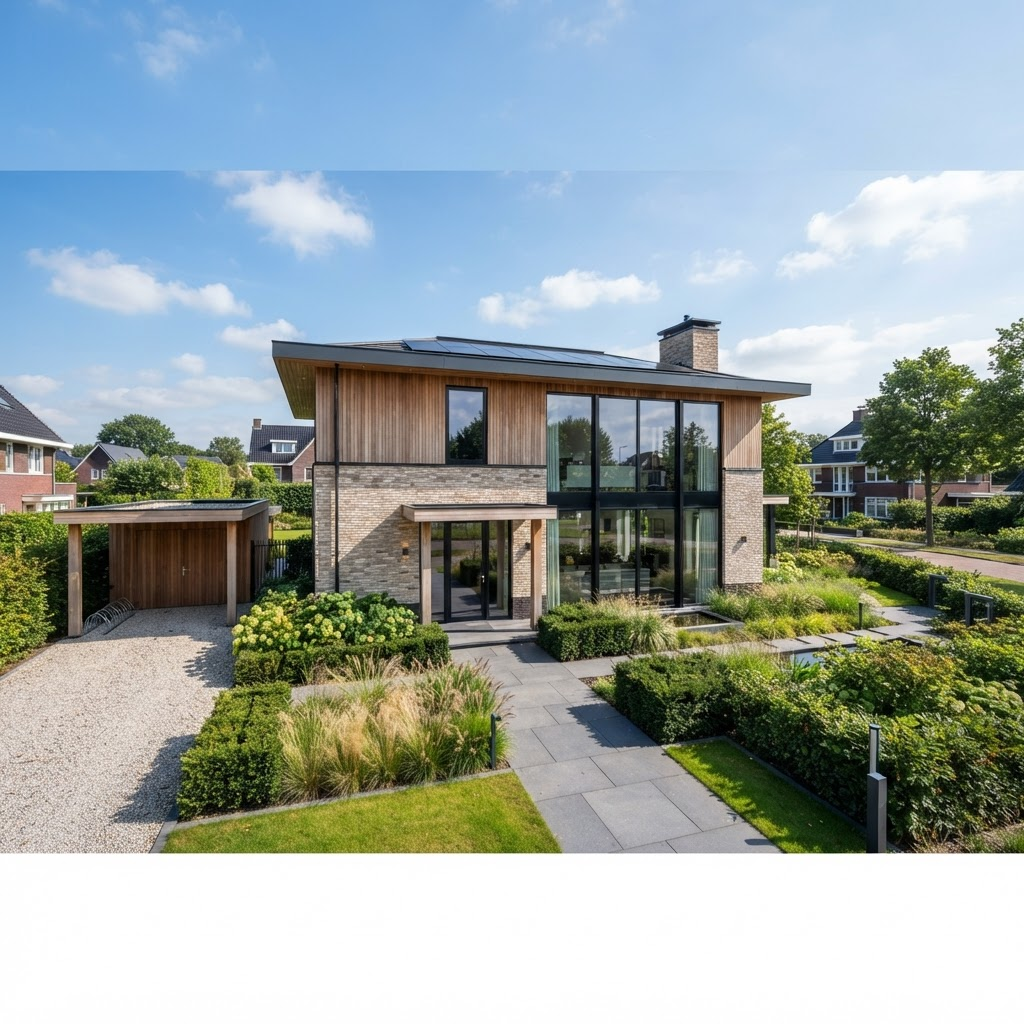 Luxe nieuwbouwwoning boven €1.000.000,- met grote raampartijen in Zuid-Holland
